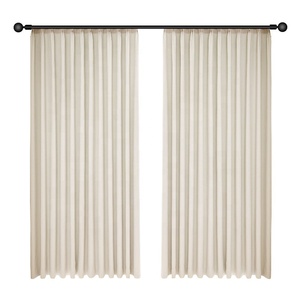 Cortinas Opacas Modernas de Alta Calidad, Cortinas Plisadas de Color Puro, Decoración de Ventanas para Dormitorio, Oficina, Sala de Estar - Product Image 6
