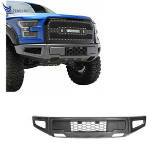 Conversion <span class=keywords><strong>Raptor</strong></span> Style pour 09-14 <span class=keywords><strong>Ford</strong></span> F150 Pare-chocs avant en acier peint en gris - Product Image 1