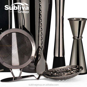 Ensemble pour salle à <span class=keywords><strong>Cocktail</strong></span> en acier inoxydable, boîte cadeau rectangulaire de 11 pièces - Product Image 3