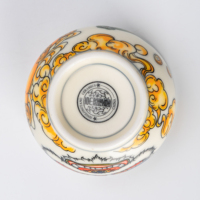 Tasse à thé en céramique, bol à eau en porcelaine, tasse à café artistique, motif Danse du Lion chinois traditionnel, pour la décoration intérieure, vente en gros