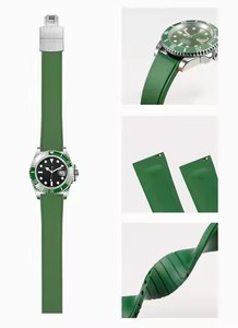 2024 nuovissimi cinturini <span class=keywords><strong>per</strong></span> orologi CTS con chiusura a molla a balestra tagliati a misura di FKM cinturini impermeabili a sgancio rapido 20 22mm - Product Image 4