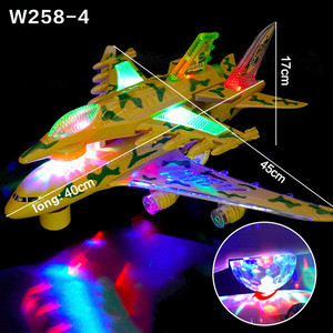 Modèle d'avion électrique personnalisable, avion à deux étages universel, modèle d'avion jouet avec éclairage 3D coloré, modèle d'avion d'exposition - Product Image 5