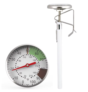 เทอร์โมมิเตอร์วัดอุณหภูมิอาหารในครัวเรือน นม กาแฟ แบบอ่านค่าทันที เทอร์โมมิเตอร์ดิจิตอล พร้อมหัววัดโลหะ เทอร์โมมิเตอร์สำหรับทำอาหาร - Product Image 5