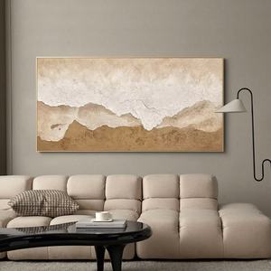 Peinture originale, œuvre d'art faite à la main, minimaliste moderne, nature morte abstraite, toile murale, décoration intérieure, abstrait, texture 3D - Product Image 4