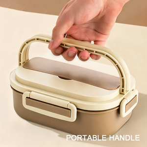 Lancheira Térmica Personalizada para Micro-ondas, Caixa de Almoço Escolar para Crianças, Portátil, Isolada Térmica, Metal em Aço Inoxidável 304 - Product Image 6