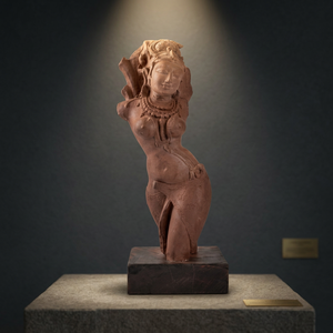 Réplica de la figura de soporte de un templo indio del siglo X, escultura Salabhanjika - Product Image 3