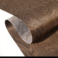 Groenland Exotic Engineered Walnut Burl Wood Faceers 250x60CM DIY Furniture Natural Material for Bedroom Cabinets Table Hotels