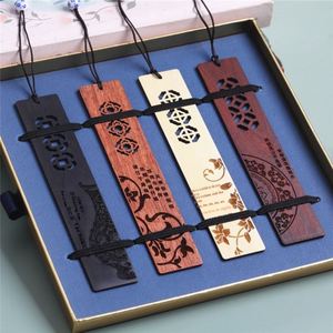 Supplier Chinese Style Window Grille <b>Bookmark</b> Wood Engraved Cultural Design for Graduation Business Company - Product Image 2