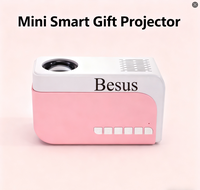 Service de dropshipping : Projecteur LCD mini portable 2025, vente chaude, 50 ANSI Lumens, son SRS, 720P, 3D, home cinéma, projection murale mobile
