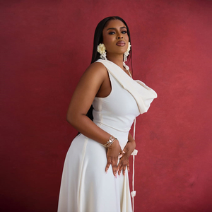 Chic Maxi <strong>Dress</strong> with <strong>Ethereal</strong> Evening Skirt Featuring Natural Waistline Off-Shoulder Bodycon Midi <strong>Dress</strong> Women's - Product Image 4