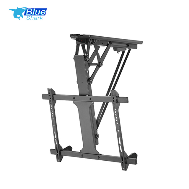 32-70 Inch Smart Electronic Ceiling TV Stand Height Adjustable Remote Controls TV Lifting Motorized Ceiling Bracket