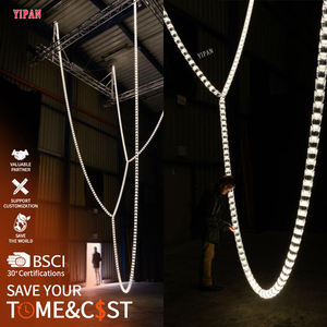 Lámpara de Araña de Cristal Estilo Francés para Hotel, Villa, <span class=keywords><strong>Restaurante</strong></span>, Escalera, 3500-6000K, Regulable, Ahorro de Energía, para Sala de Estar, Vestíbulo - Product Image 1