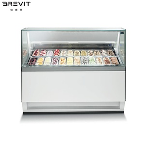 Vitrine Réfrigérée à Angle Droit à 2 Niveaux avec Refroidissement par Air et Désembuage LED pour <span class=keywords><strong>Supermarché</strong></span>, Congélateur/Refroidisseur, Présentoir à Gâteaux - Product Image 6