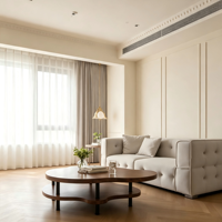 Grande Villa Modulaire Préfabriquée Moderne et Minimaliste, Construction en Acier Léger, Chambre et Salle de Bain, Marque KT, Garantie 5 Ans