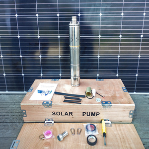 DC 24V Permanent Magnet Brushless High-Pressure Solar <strong>Submersible</strong> <strong>Pump</strong> for Households with Built-in Controller - Product Image 1