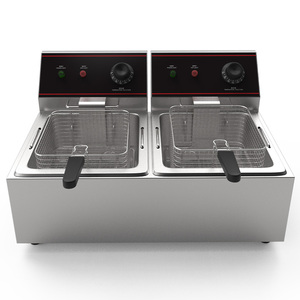 Friggitrice a Gas Commerciale con Timer, Controllo della Temperatura, Friggitrice a Pressione per Casa, Friggitrice Profonda per Piano Cottura a Induzione - Product Image 5