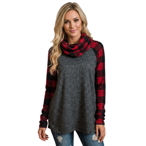 Camiseta Formal de Manga Larga con Cuello Redondo para Mujer, Personalizable, Ajustada, de Algodón Suave y Ecológico, Marca Personalizada, Procedente de Bangladés - Product Image 1