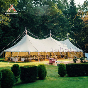 <span class=keywords><strong>Tente</strong></span> de réception Kawagebo Kamp (KK) 8m / 26.3' imperméable en toile de voile pour événements extérieurs, glamping, fêtes et mariages - Product Image 1
