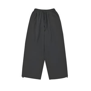Pantalon ample noir personnalisé pour femme, coupe décontractée avec cordon de serrage, idéal pour la détente – Vente en gros pour acheteurs B2B aux États-Unis, au Royaume-Uni et en Europe - Product Image 1