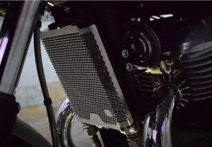 Waximoto apto para <span class=keywords><strong>Royal</strong></span> <span class=keywords><strong>Enfield</strong></span> Interceptor 650 Continental Aftermarket, cubierta protectora de radiador de aluminio, parrilla protectora - Product Image 6