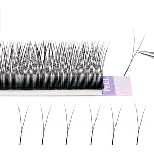 Extensiones de Pestañas en Forma de Y Personalizadas, Gran Capacidad, Gruesas y Rizadas, Autoinjertables, Naturales, con Tallo Duro, Pestañas Postizas - Product Image 2