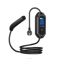 NOUVEAU CHARGEUR PORTABLE POUR VÉHICULES ÉLECTRIQUES TJ 7KW Type1/Type2/GB 32A Câble 5M Wi-Fi APP IP65 Certifié CE ROHS Garantie 12 Mois Utilisation Domestique AC