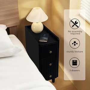 Tại Chỗ Bán Buôn Nổi + 16-Màu Có Thể Điều Chỉnh Ánh Sáng Nhân Đôi Bàn Cạnh Giường Ngủ Với Bán Buôn Hot Bán Bàn Cạnh Giường Ngủ An Toàn - Product Image 5