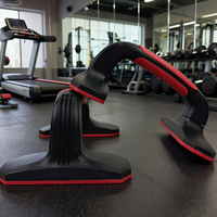 Barres parallèles portatives d'équipement d'exercice de forme physique de gymnase à la maison avec des poignées de couverture d'éponge de PP + PVC + élastomère et des supports de poussée