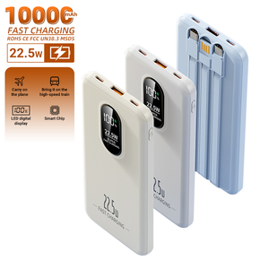 <span class=keywords><strong>Batterie</strong></span> externe HYTO avec câble intégré, charge rapide 22,5 W, 20000 mAh, affichage numérique, <span class=keywords><strong>batterie</strong></span> Li-polymère, 10000 mAh - Product Image 1