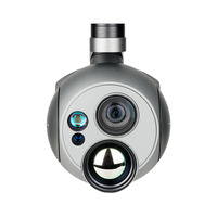 Caméra à cardan UUUFLY Q40TIRM-HD avec zoom optique 40X, triple capteur, résolution élevée 1280*1024, thermique super visible, télémètre laser 5 km