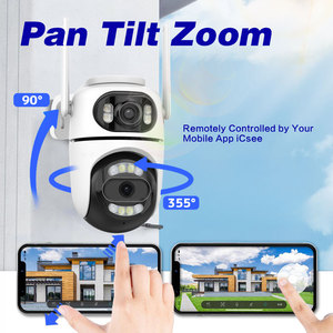 Xmeye New 24 Giờ Ghi Âm Ngoài Trời An Ninh Mini Máy Ảnh icsee <span class=keywords><strong>360</strong></span> Độ Ống Kính Kép Nhỏ Wifi IP Máy Ảnh 5V - Product Image 3