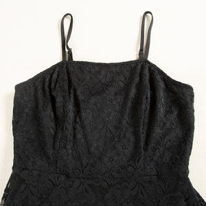 Vestido de encaje elegante para mujer, diseño sin espalda con hombros descubiertos, dobladillo Sexy con tirantes, Color sólido, vestido de graduación para Club, cremallera, transpirable, Natural - Product Image 6