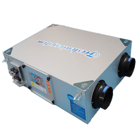 Système de ventilation à air frais 350m3/h, système de ventilation à récupération de chaleur pour la maison, climatiseur industriel
