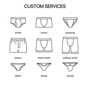 Boxers pour hommes, sous-vêtements de haute qualité, doux, respirant, Sexy, coffre avec pénis, grand coq, soie glacée, Logo personnalisé, Boxer pour hommes - Product Image 4