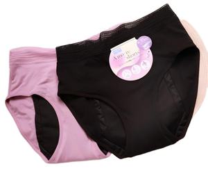 Pantalones Cortos de Encaje de Cintura Media para Incontinencia - 35ML Absorción Moderada, Algodón, 360 °   Ropa Interior Impermeable para el Cuidado Postoperatorio para Personas Mayores - Product Image 3