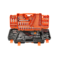 Clé à cliquet combinée à 24 dents, clé à douille manuelle en acier au chrome-vanadium, ensemble d'outils de réparation automobile, boîte à outils complète OEM
