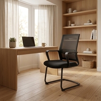 Chaise de bureau ergonomique pliable moderne en maille, confortable pour la maison et le bureau