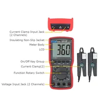 VLUUKE ETCR4000 Voltmeter Digital Presisi Tinggi Genggam dengan Penjepit Ganda, Tahan Air IP67, 1000A/1000V, Kelas Akurasi 0.5, Rentang 360