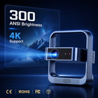 Mini projecteur intelligent Android C9 Pocket avec Wi-Fi intégré, courte portée, pour cinéma maison et jeux 4K