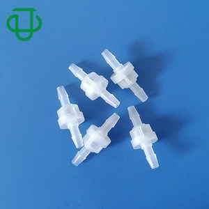 Válvula de retención unidireccional de PP natural, sin resorte, tamaño grande, con/sin resorte, conexión de 3/16 barb, 4.8mm DI, para suministro de agua y aire - Product Image 4