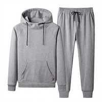 Ensemble de survêtement streetwear en coton solide de haute qualité pour homme, avec short, sweat à capuche et pantalon de jogging, anti-statique, collection automne