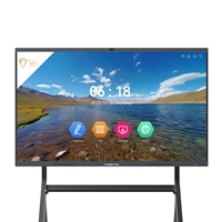 Телевизор Leaderhub L65HM 65 дюймов Smart TV с поддержкой нескольких языков, подходит для обучения и конференций, с камерой