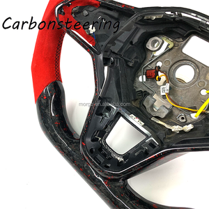 Volant de direction en fibre de carbone forgé personnalisé populaire pour Volkswagen Golf MK8 GTI ID-Series ID <span class=keywords><strong>GTX</strong></span> T-ROC Atlas Arteon Jetta - Product Image 5