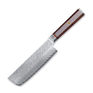 Juego de Cuchillos de Cocina Profesionales de Alta Calidad con Mango de Madera de Palisandro, Logotipo Personalizado, Juego de Cuchillos de Cocina Japoneses de Acero de Damasco - Product Image 6