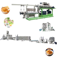 Nouvelle ligne de production de céréales pour petit-déjeuner, snacks soufflés fourrés au riz, aliments pour bébés, machine extrudeuse automatique à double vis