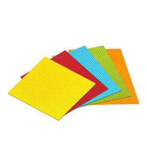 Building Block Baseplate 32x32 Studs Building Block Accessories Colour <b>Toy</b> Bricks DIY Custom Base Plate Plastics <b>Educational</b> <b>Toy</b> - Product Image 1