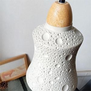 โคมไฟเพดานสไตล์วบิซาบิแบบญี่ปุ่น โคมไฟ LED ซีเมนต์ 3 หัว สำหรับบาร์/โต๊ะกาแฟ โคมไฟห้องนอน โคมไฟระย้า - Product Image 5