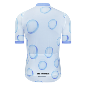 Maillots de cyclisme unisexes à séchage rapide avec impression par sublimation personnalisée, polyester, manches courtes, pour courses sur route, événements de club - Product Image 4