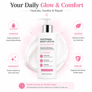 <span class=keywords><strong>Crème</strong></span> hydratante pour la <span class=keywords><strong>peau</strong></span>, les mains, les jambes, éclaircissant, blanchissant, correcteur de points noirs, lotion pour le corps avec AHA Niacinamide - Product Image 5
