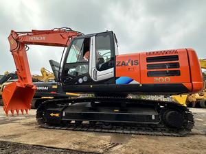 Modèle 2022, excellent état, excavatrice sur chenilles Hitachi ZX200 d'occasion de 20 tonnes avec moteur, boîte de vitesses, roulement, pompe et PLC - Product Image 4